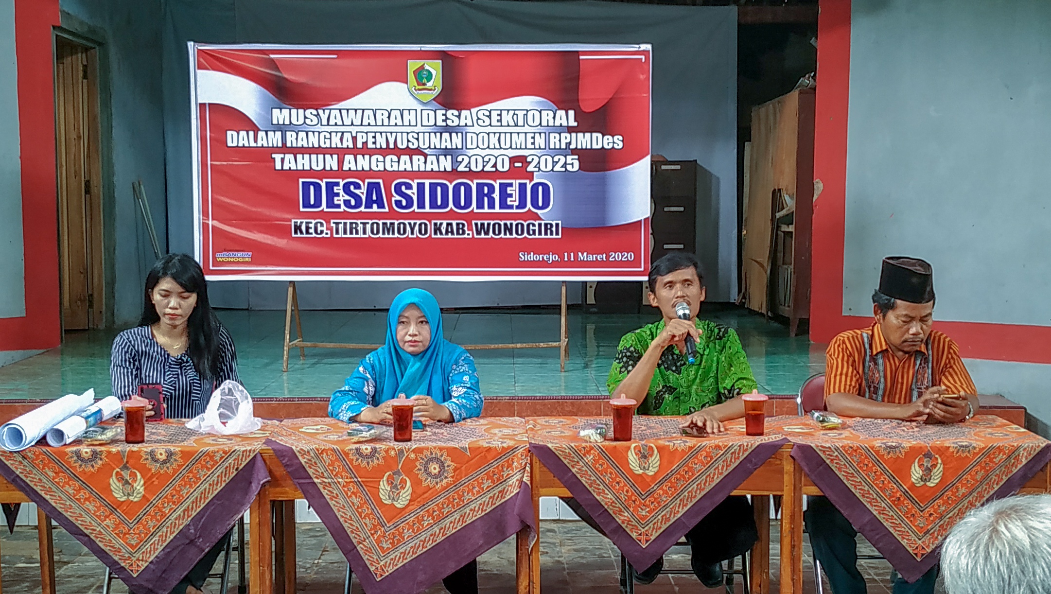 Musyawarah Desa Sektoral dalam rangka penyusunan dokumen RPJMDes Tahun 2020-2025. Foto : Artadi